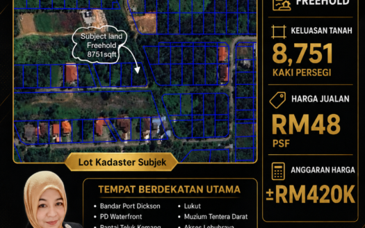 FREEHOLD BUNGALOW LOT KG PAYA PORT DICKSON