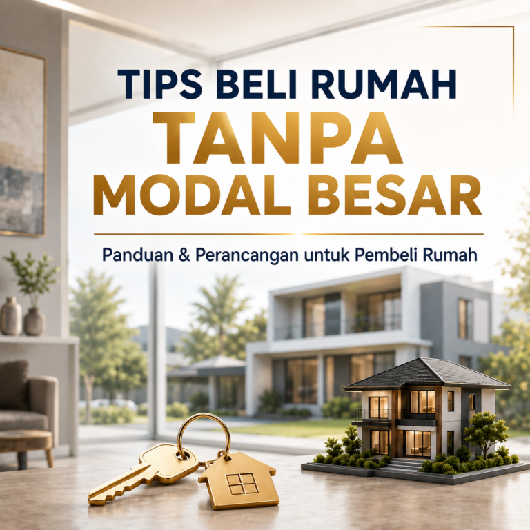 Tips beli rumah tanpa modal besar